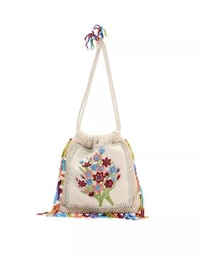 New with tags Zara beaded pouch
